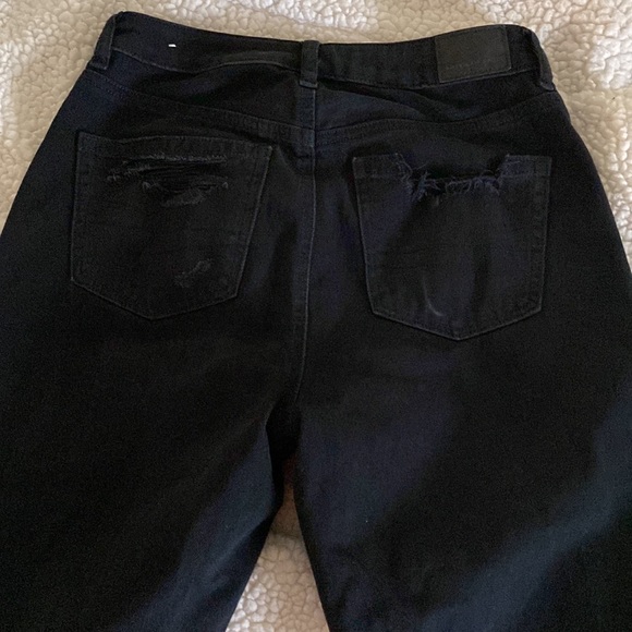 AE black destressed denim jeans New without tags - Picture 7 of 9